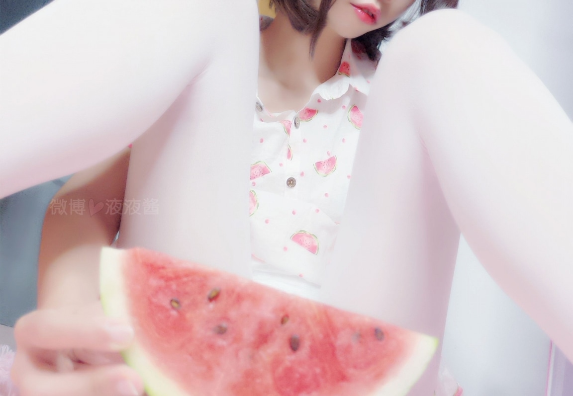 YeYe Playing With Her Watermelon